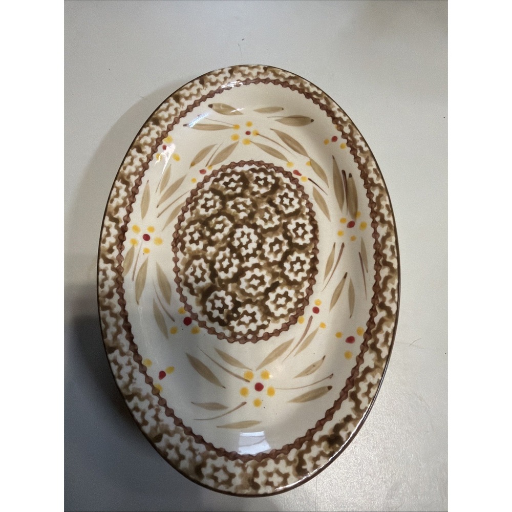 Temptations By Tara Old World Brown Underplate Only For Gravy Boat Replacement